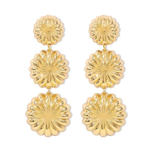 E occidental style exaggerating wind flowers earrings  samll fashion trend ear stud woman