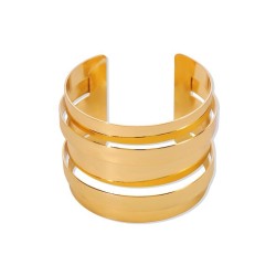 occidental style fashion Metal multilayer bangle  personality surface wind ope..
