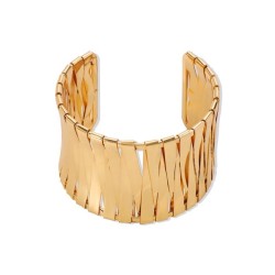 occidental style exaggerating Metal weave width opening bangle  wind head punk