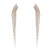 super claw chain long style tassel earrings exaggerating occidental style Earring woman banquet Rhinestone bride