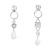  exaggerating occidental style earrings multilayer geometry Acrylic earring fashionearrings