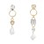  exaggerating occidental style earrings multilayer geometry Acrylic earring fashionearrings