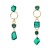  exaggerating occidental style earrings multilayer geometry Acrylic earring fashionearrings