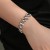 E occidental style drop earrings bracelet necklace surface Metal woman Pearl set
