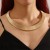  occidental style Metal chain width atmospheric personality high punk lady Collar