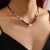  occidental style beads necklace woman chain Bohemia fashion Pearl woman