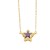 occidental style fashion Five-pointed star necklace woman personality creative gilded enamel clavicle chainnkq