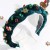 occidental style christmas Headband width twisted Rhinestone Headband christmas tree snowflake all-Purpose