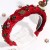 occidental style christmas Headband width twisted Rhinestone Headband christmas tree snowflake all-Purpose