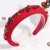 occidental style christmas Headband width twisted Rhinestone Headband christmas tree snowflake all-Purpose