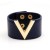  fashion occidental style width leather bangle trend ladyV Word