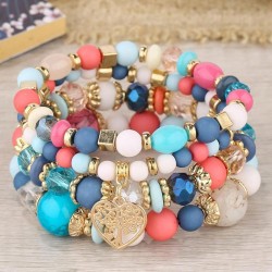 fashion medium noble wind love multilayer temperament lady bracelet