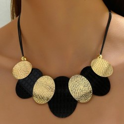 occidental style fashion concise Oval accessories necklace