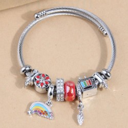 fashion conciseOL shine butterfly all-Purpose temperament woman bangle