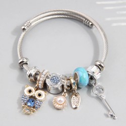 fashion conciseDL concise owl key pendant more elements accessories lady perso..