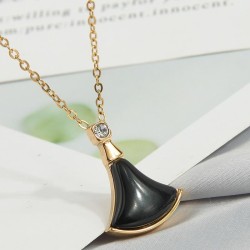 fine Korean style fashionOL sector titanium steel personality woman necklace