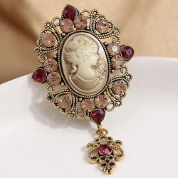 occidental style fashion retro flash diamond temperament man woman personality..