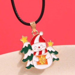 occidental style fashion concise christmas christmas personality woman necklac..