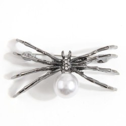 occidental style fashion retro black spider temperament personality man woman ..