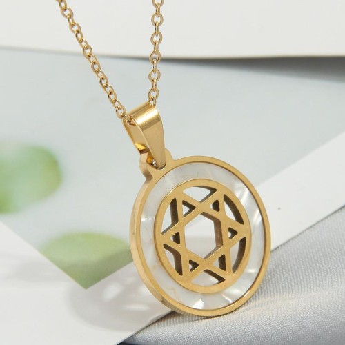 fashion conciseOL stainless steel personality lady necklace