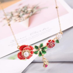 occidental style fashion Country style sweetOL flowers personality woman neckl..
