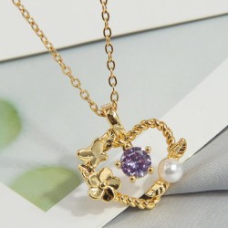 Korean style fashion sweetOL love personality lady necklace