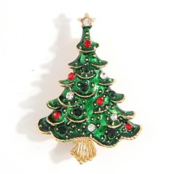 occidental style fashion concise color diamond christmas tree temperament man ..