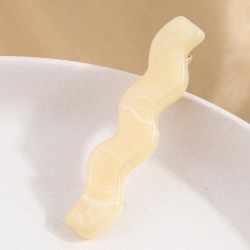 Korean style fashionOL concise wave Modeling personality lady hair clip Word