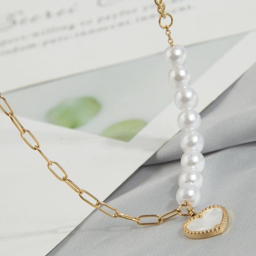 fine fashionO love chain all-Purpose titanium steel temperament necklace