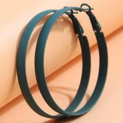 fashion concise color surface temperament woman buckle circle