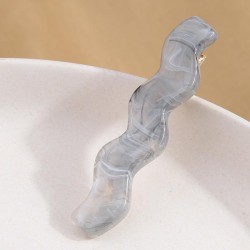 Korean style fashionOL concise wave Modeling personality lady hair clip Word