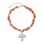 occidental style fashion Irregular gravel cross necklace  brief all-Purpose naturalnecklace