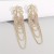 E occidental style exaggerating atmospheric long style tassel earring  samll personality fashion fully-jewelled 