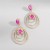 E occidental style Rhinestone hollow multilayer drop earrings  retro exaggerating personality ethnic style earri