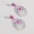 E occidental style Rhinestone hollow multilayer drop earrings  retro exaggerating personality ethnic style earri