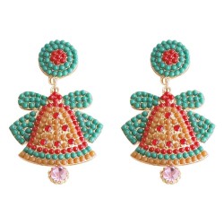 fashion occidental style christmas elements autumn summer earrings exaggeratin..
