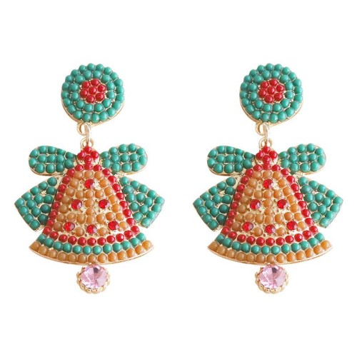 fashion occidental style christmas elements autumn summer earrings exaggerating earring woman With diamond
