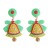 fashion occidental style christmas elements autumn summer earrings exaggerating earring woman With diamond