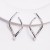fashion brief asymmetry geometry   Ladies temperament earrings ear stud Autumn and Winter new