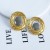 Autumn and Winter earrings high samll retro buckle occidental style Ladies wind