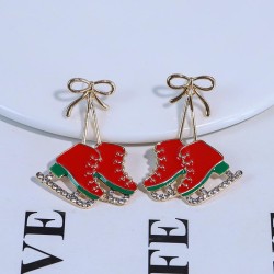 China ear stud   trend lovely christmas earrings   sweet personality earring