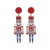  occidental style wind retro earrings   christmas color  exaggerating woman  earring