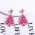  christmas   Autumn and Winter woman lovely occidental style star christmas tree earrings