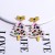  sweet wind bow christmas tree girl lovely cartoon earring woman big student temperament earrings