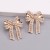 fresh sweet day  wind earrings christmas  autumn Winter day new bow earring