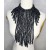  black long necklace multilayer tassel exaggeratingWood necklace