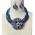 occidental style brief aluminum flowers handmade necklace setecklace et
