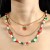 occidental style christmas enamel christmas multilayer necklace Beads chain mash up personality
