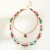 occidental style christmas enamel christmas multilayer necklace Beads chain mash up personality