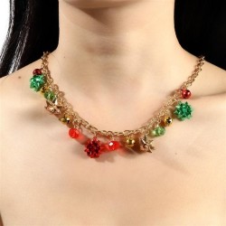  christmas bracelet  occidental style color flowers Santa Claus all-Purpose we..
